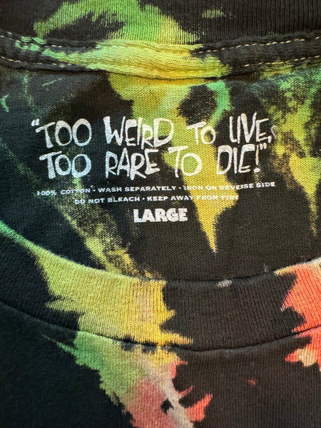 Too Weird to Live, Too Rare to Die - Short sleeve Tie-dyed Shirt official