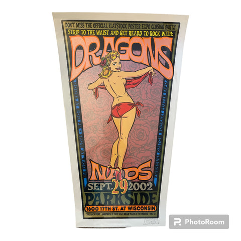 The Dragons 2002 Bikini Pinup Girl - Sperry