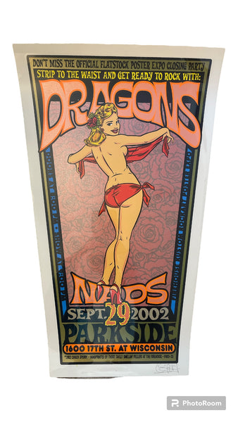 The Dragons 2002 Bikini Pinup Girl - Sperry