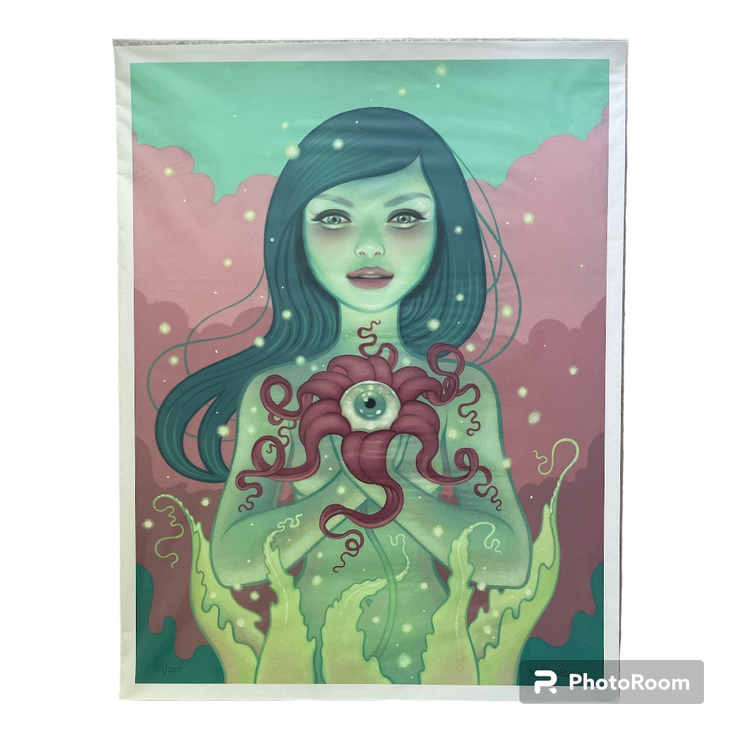 Bloom - 1st edition - Tara McPherson – SQUID PRINT GALLERY